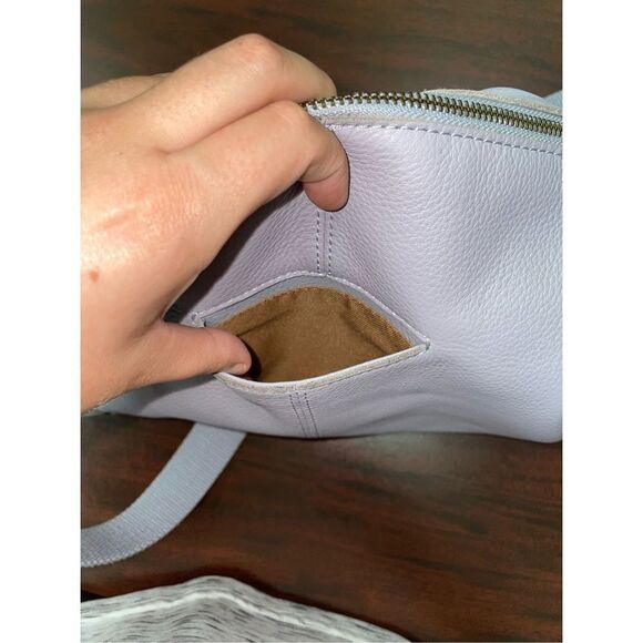 The Sak Camilla Light Lavender Leather Crossbody/ Shoulder Bag - Picture 9 of 10